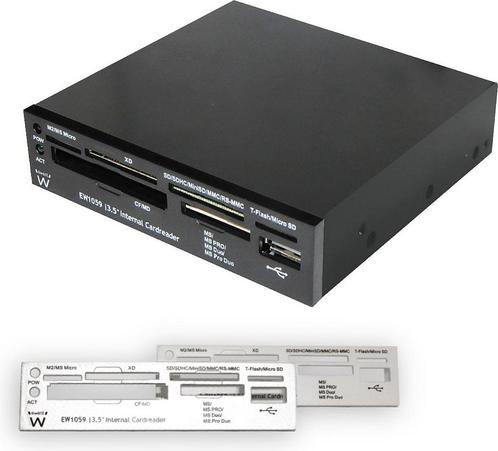 Ewent 3.5 inch Interne USB Kaartlezer voor je pc met, Computers en Software, Overige Computers en Software, Nieuw, Verzenden