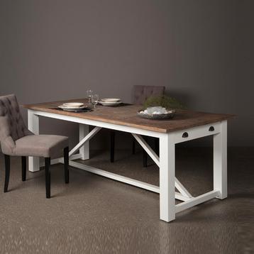 *WOONWINKEL* Tower Living Napoli Landelijke Eettafel 200x100