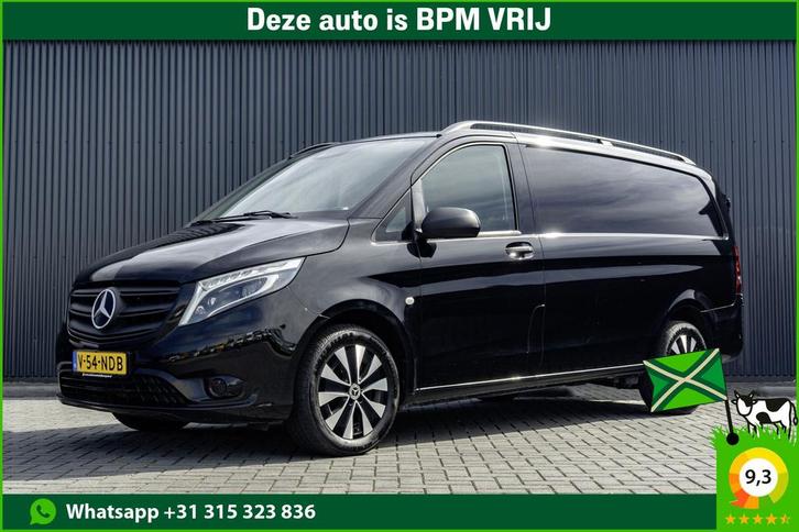 Mercedes-Benz Vito 119 CDI | 190PK | Automaat | ILS |, Auto's, Bestelauto's, Lease, Automaat, Zwart, Mercedes-Benz, Grijs, Stof