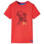 vidaXL Kindershirt 140 rood, Verzenden, Nieuw