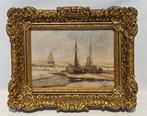 Jurrien Marinus Beek (1879-1965) - Zeilschepen op het strand, Antiek en Kunst