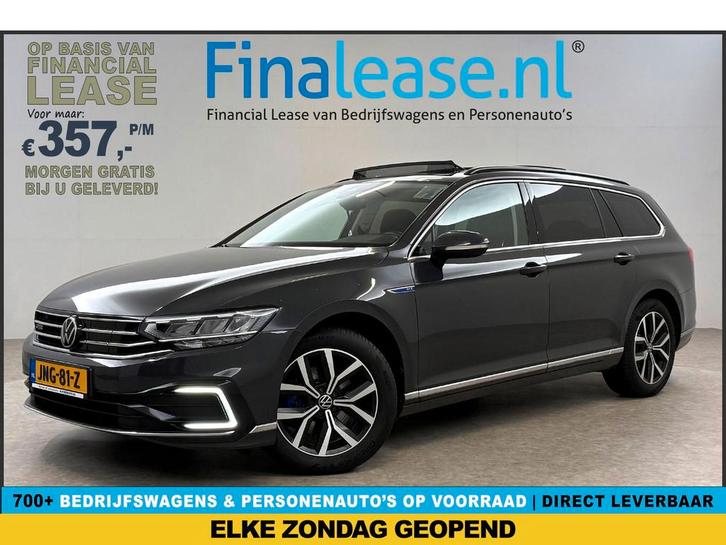 Volkswagen Passat 1.4 TSI GTE PHEV SOH 90% Pano Adaptive, Auto's, Volkswagen, Lease, Automaat, Stationwagon, Hybride Elektrisch/Benzine