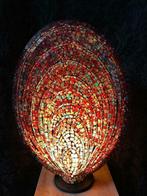 Schelp glas mozaïek lamp ca. 65 cm hoog € 150,- NIEUW !, Nieuw, Glas, Ophalen of Verzenden, 50 tot 75 cm