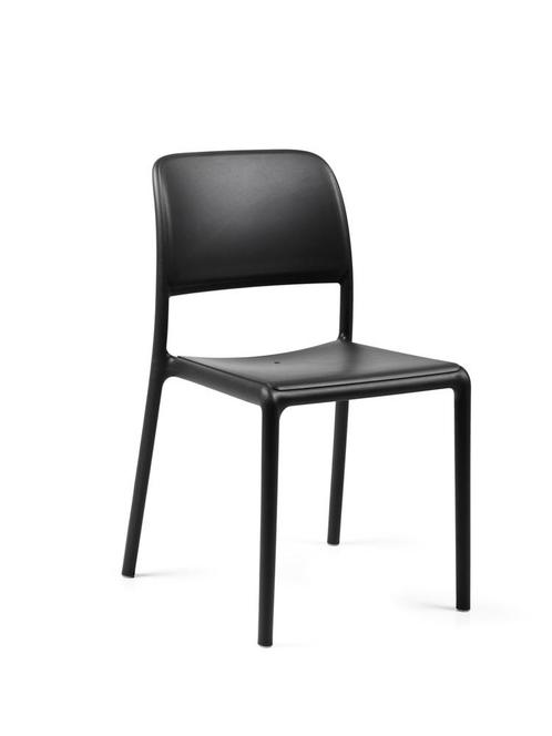 Nardi Riva Bistrostoel van glasvezel - Antraciet, Tuin en Terras, Tuinsets en Loungesets, Ophalen of Verzenden