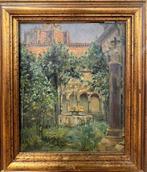 Escuela impresionista (XIX-XX) - Vista desde el claustro, Antiek en Kunst