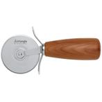 Triangle SOUL Pizzasnijder met Kersenhouten Heft – 6 cm L., Ophalen of Verzenden, Nieuw, Rvs of Chroom, Los bestek