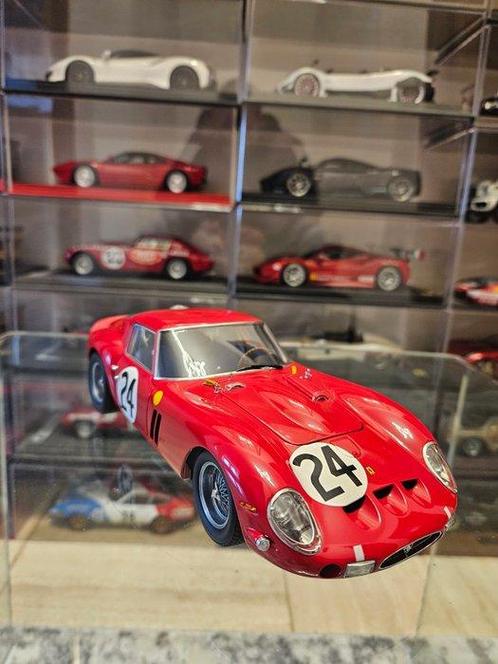 Kyosho 1:18 - Modelauto - Ferrari 250 GTO 1963 LeMans n°24, Hobby en Vrije tijd, Modelauto's | 1:5 tot 1:12