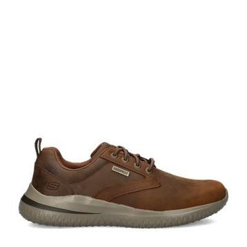 Skechers Delson 3.0 veterschoenen voor heren in het Bruin beschikbaar voor biedingen