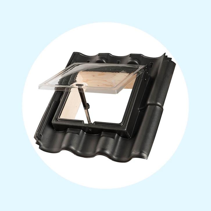 Ubbink PE Dakraam 6 pans Opnieuw Verbeterde Holle 380x340, Doe-het-zelf en Verbouw, Glas en Ramen, Nieuw, Verzenden