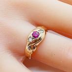 Zonder Minimumprijs - Ring - 9 kt. Roségoud - 1911 -, Nieuw