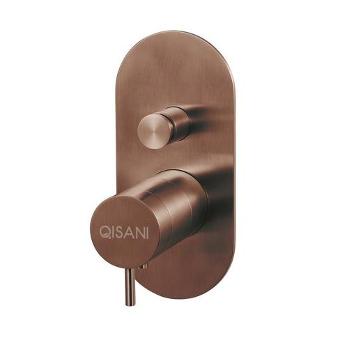 Inbouwkraan Qisani Flow Thermostatisch 2-weg Ovaal, Doe-het-zelf en Verbouw, Sanitair, Kraan, Nieuw, Ophalen of Verzenden