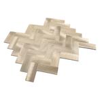 Zelfklevend Mozaiek Visgraat Goud, Ophalen of Verzenden, Nieuw