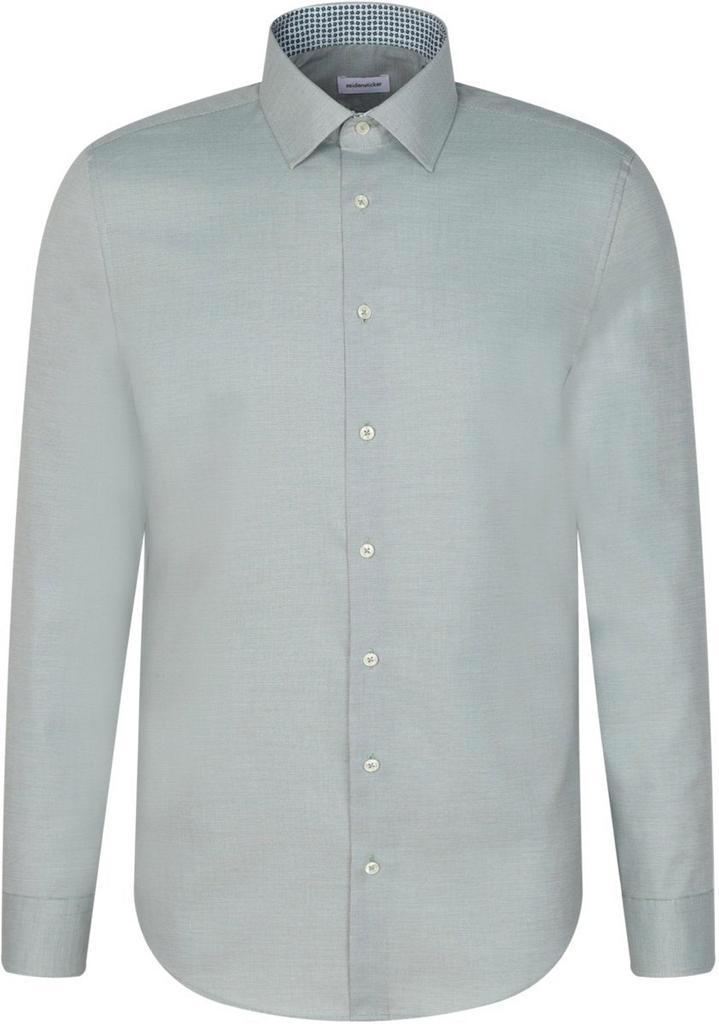 2dekans | Seidensticker Heren Overhemd Langarm Shaped Fit, Kleding | Heren, Overhemden, Groen, Zo goed als nieuw, Ophalen of Verzenden