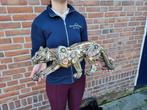 Beeld, XL Steampunk Panther 55cm - 20 cm - Hars
