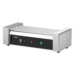GGM Gastro | RVS Hotdog grill - met 5 rollen & 1 | HDGJ5, Verzenden, Nieuw in verpakking, Fornuis, Frituur en Grillen