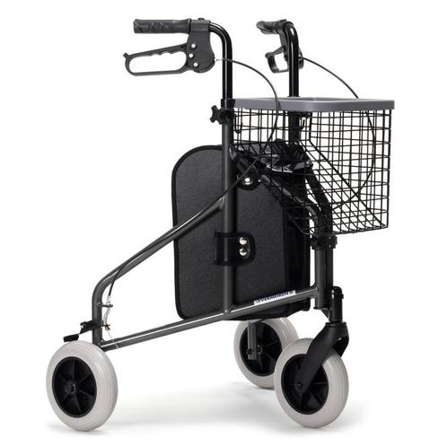Rollator Vermeiren Delta 3-wiel - compacte rollator voor b.., Diversen, Rollators, Nieuw, Ophalen of Verzenden