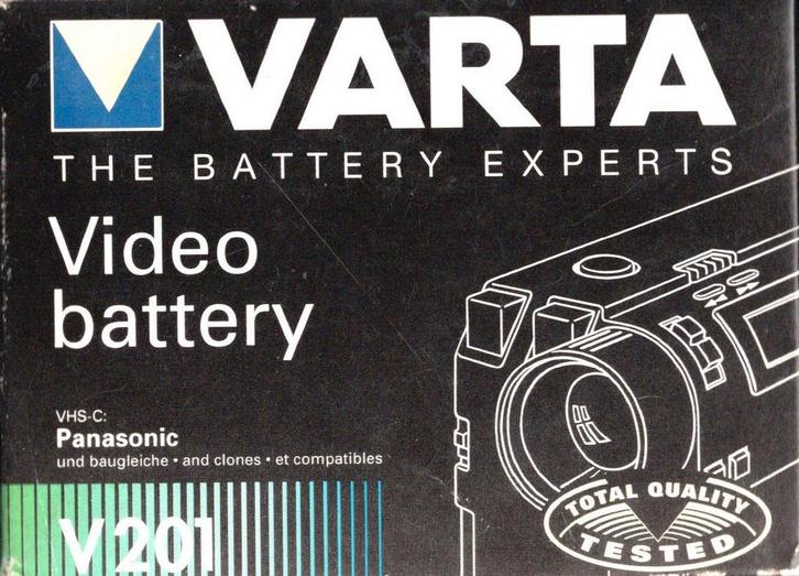 VARTA V201 Camcorder Accu – 4,8V NiMH (1600mAh), Audio, Tv en Foto, Fotografie | Fotostudio en Toebehoren, Nieuw, Verzenden
