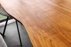 Massief houten eettafel MAMMUT 200 cm acacia zwart metalen, Ophalen of Verzenden, Nieuw