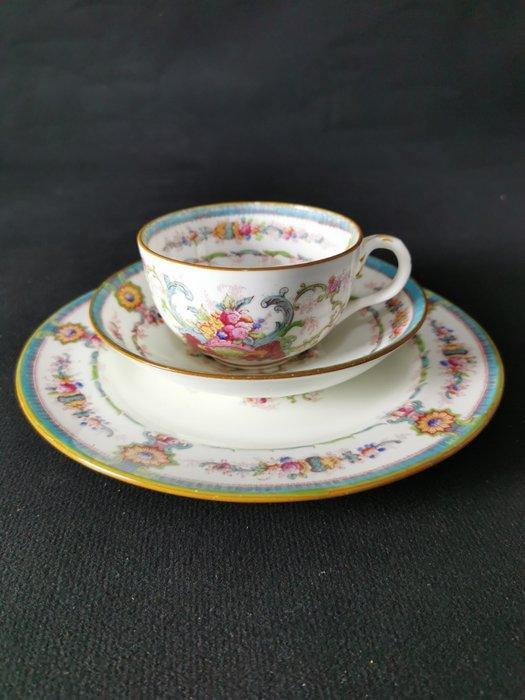 Stile Minton - Tazza da tè con piattini - Cauldon England -, Antiek en Kunst, Curiosa en Brocante