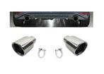 Chrome Uitlaat tips RVS voor VW Golf 6 GTI &amp; Golf 7 GTI, Auto-onderdelen, Uitlaatsystemen, Ophalen of Verzenden, Nieuw, Volkswagen