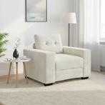 vidaXL Sofastoel Crème 100x78x80 cm Fluweel, Verzenden, Nieuw, Stof