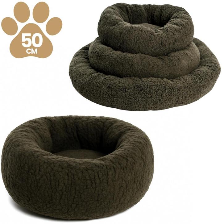 Donut Teddy 50cm Groen (Hondenmand), Dieren en Toebehoren, Hondenmanden, Nieuw, Overige, Ophalen of Verzenden