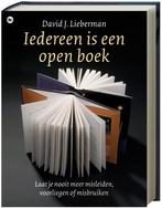 Iedereen Is Een Open Boek 9789044320305 D.J. Lieberman, Boeken, Verzenden, Zo goed als nieuw, D.J. Lieberman