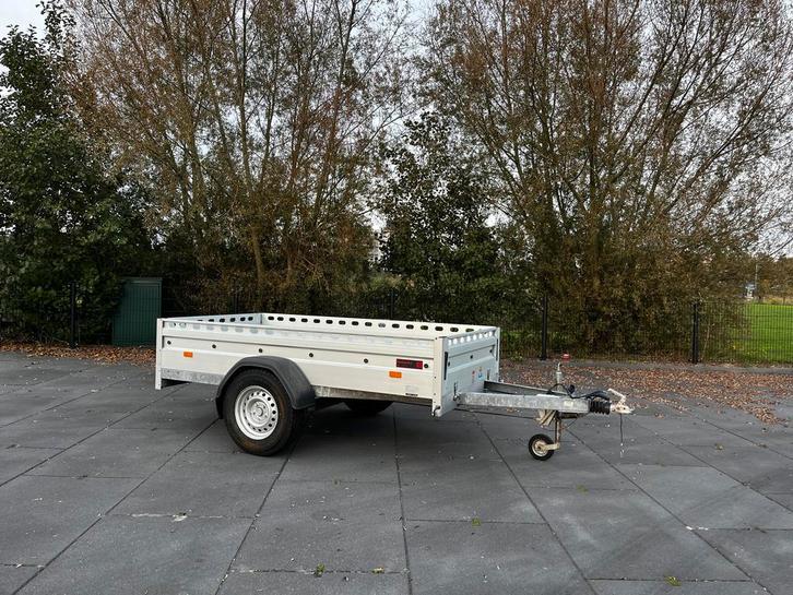 Humbaur Bakwagen in zeer goede staat 250 x 135 cm geremd !, Auto diversen, Aanhangers en Bagagewagens, Gebruikt, Ophalen