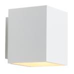 Witte wandlamp Dalila - Kubus, modern, Huis en Inrichting, Lampen | Wandlampen, Nieuw, Modern, Ophalen of Verzenden, Metaal