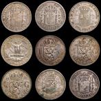 Wereld. Lote de 9 monedas 1870/1964 (Zonder Minimumprijs)