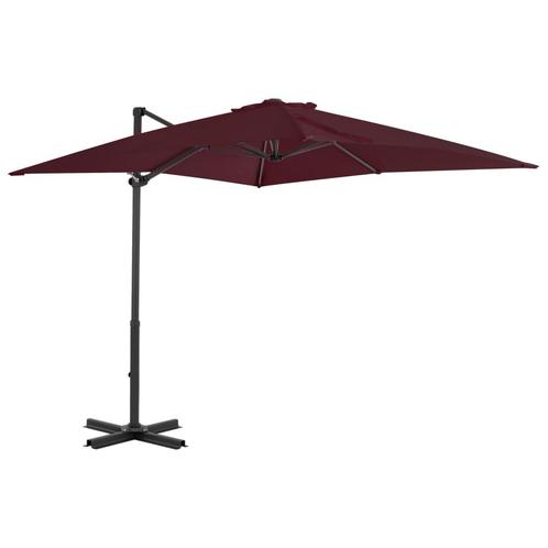 vidaXL Zweefparasol met aluminium paal 250x250 cm, Tuin en Terras, Parasols, Nieuw, Verzenden