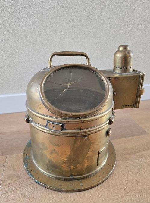 Scheepskompas - Brons, Koper, Messing - Origineel, Antiek en Kunst, Curiosa en Brocante