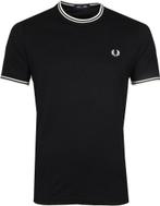 Fred Perry Twin Tipped T-shirt Zwart maat 3XL Heren, Verzenden, Zwart, Nieuw, Overige maten