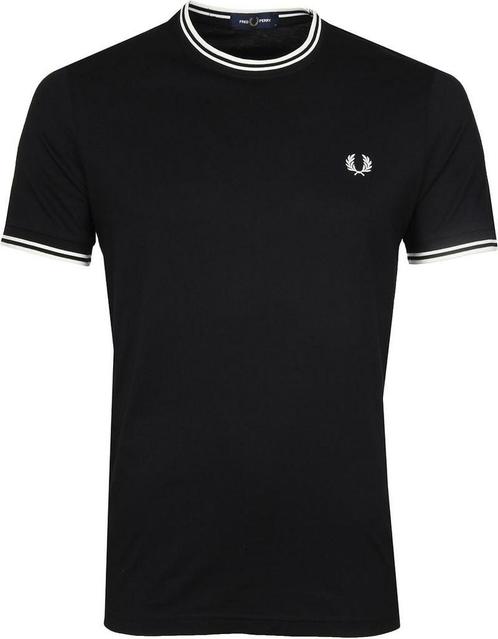 Fred Perry Twin Tipped T-shirt Zwart maat 3XL Heren, Kleding | Heren, T-shirts, Zwart, Nieuw, Overige maten, Verzenden