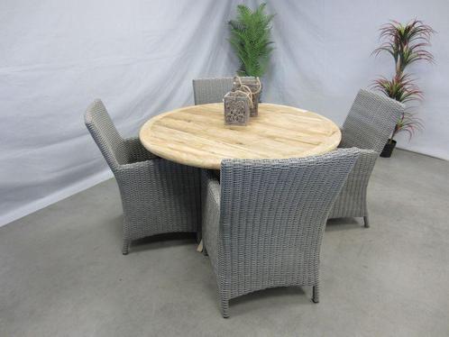 te velde tuinmeubelen amy tuinstoel met malta teak tuintafel, Tuin en Terras, Tuinsets en Loungesets, Nieuw