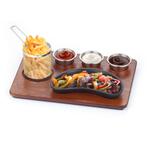 GGM Gastro | Fajita serveerset - 6 stuks - Niervormige |, Verzenden