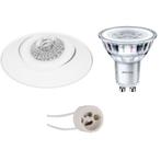 Voordeelset: LED Spot Set - Pragmi Nivas Pro - GU10 Fitting, Metaal of Aluminium, Nieuw, Ophalen of Verzenden, Led