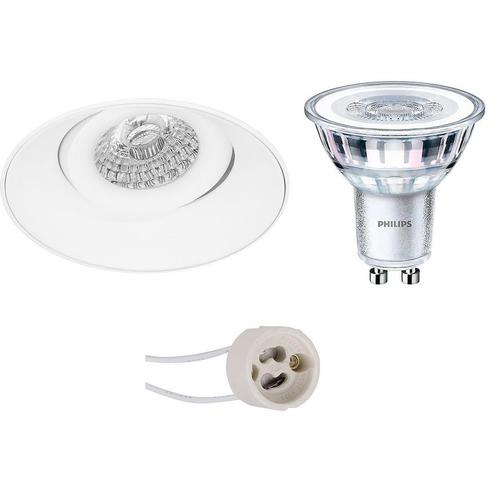 Voordeelset: LED Spot Set - Pragmi Nivas Pro - GU10 Fitting, Huis en Inrichting, Lampen | Spots, Plafondspot of Wandspot, Nieuw