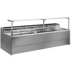 Geventileerde gekoelde vitrinetoonbank- met recht frontglas, Verzenden, Nieuw in verpakking, Koelen en Vriezen