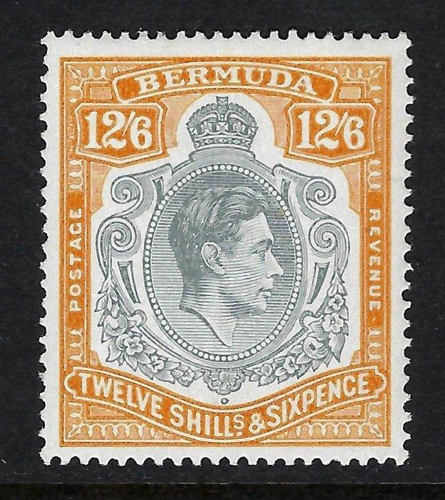 Bermuda 1938 - King George VI 12/6 lichtgrijs en bruinachtig, Postzegels en Munten, Postzegels | Europa | UK