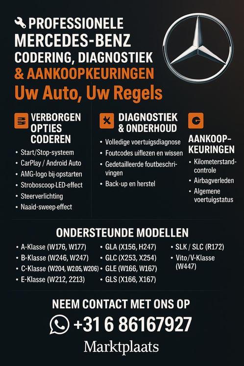 Mercedes Codering & Diagnostiek | Verborgen Opties Activeren, Diversen, Overige Diversen, Nieuw