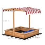 TRUUSK Zandbak Zandbak Hout Bodemloos Design Modderveld Voor, Kinderen en Baby's, Speelgoed | Buiten | Zandbakken, Verzenden, Nieuw