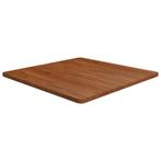 vidaXL Tafelblad vierkant 80x80x2,5cm behandeld eiken, Huis en Inrichting, Tafels | Eettafels, Verzenden, Nieuw