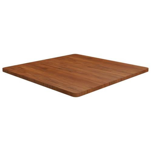 vidaXL Tafelblad vierkant 80x80x2,5cm behandeld eiken, Huis en Inrichting, Tafels | Eettafels, Nieuw, Verzenden
