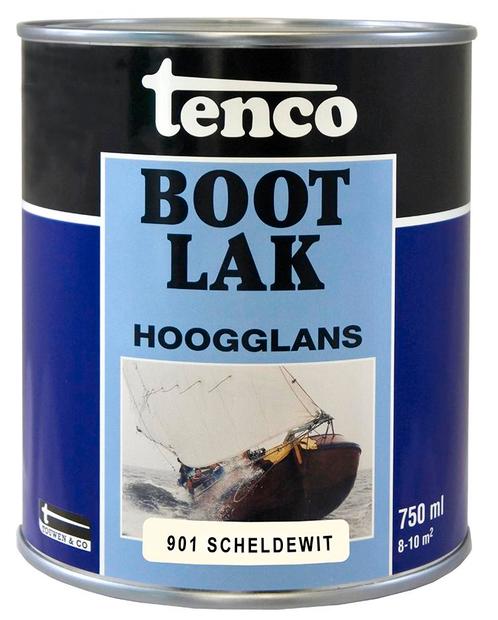 Tenco bootlak kleur 750 ml, scheldewit, bus, Watersport en Boten, Accessoires en Onderhoud, Nieuw, Verzenden