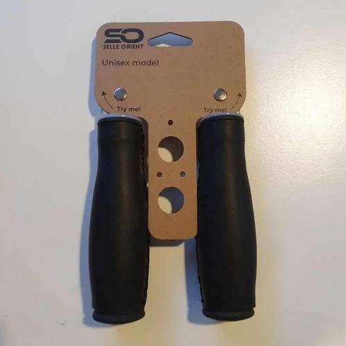 Handvatten lederlook zwart, Fietsen en Brommers, Fietsonderdelen, Nieuw, Verzenden