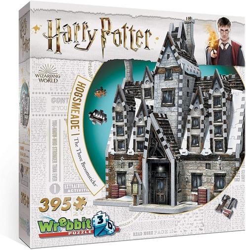 Wrebbit 3D Puzzel - Harry Potter Hogsmeade The Three, Hobby en Vrije tijd, Denksport en Puzzels, Nieuw, Verzenden