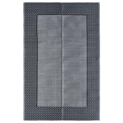 vidaXL Buitenkleed ARAKIL 160x230 cm PP grijs, Huis en Inrichting, Stoffering | Tapijten en Kleden, Grijs, Nieuw, Verzenden