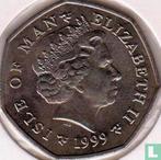 Man (Isle of Man) - Man 50 pence 1999 Christmas 1999, Postzegels en Munten, Munten | Europa | Niet-Euromunten, Verzenden, Overige landen