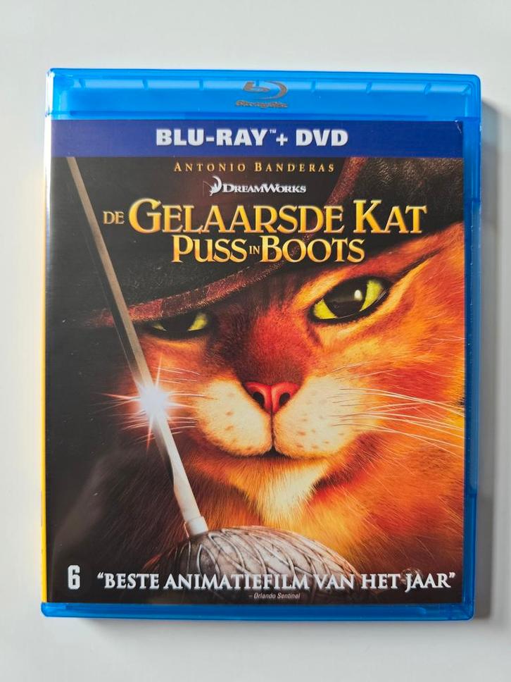 PUSS IN BOOTS (BLURAY), Cd's en Dvd's, Blu-ray, Gebruikt, Verzenden